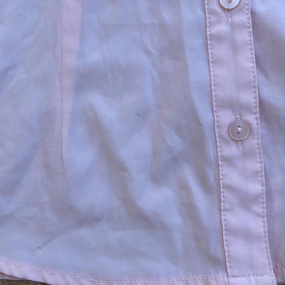 4/$25 BCX light pink button down shirt - Picture 5 of 7